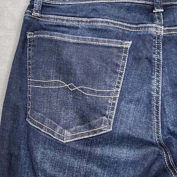 Lucky Brand Jeans Mid Rise Straight Sweet Size 10/30 Dark Wash - Picture 9 of 13